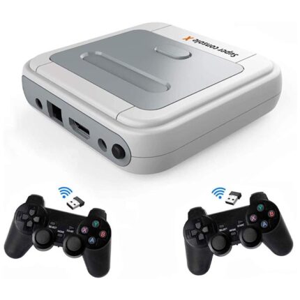 Super Console X Built in 50000+ Games,128G Kids Video Game Console with 2 Gamepads for 4K TV